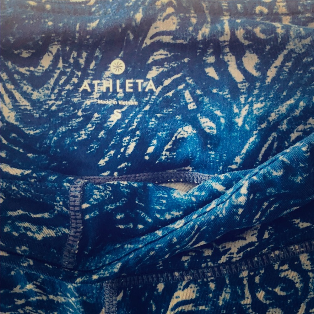 Beautiful blue Athleta leggings